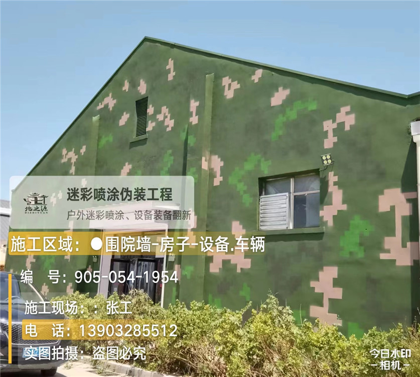 晋城外墙数码迷彩漆施工报价清单(100㎡标准墙面测算)